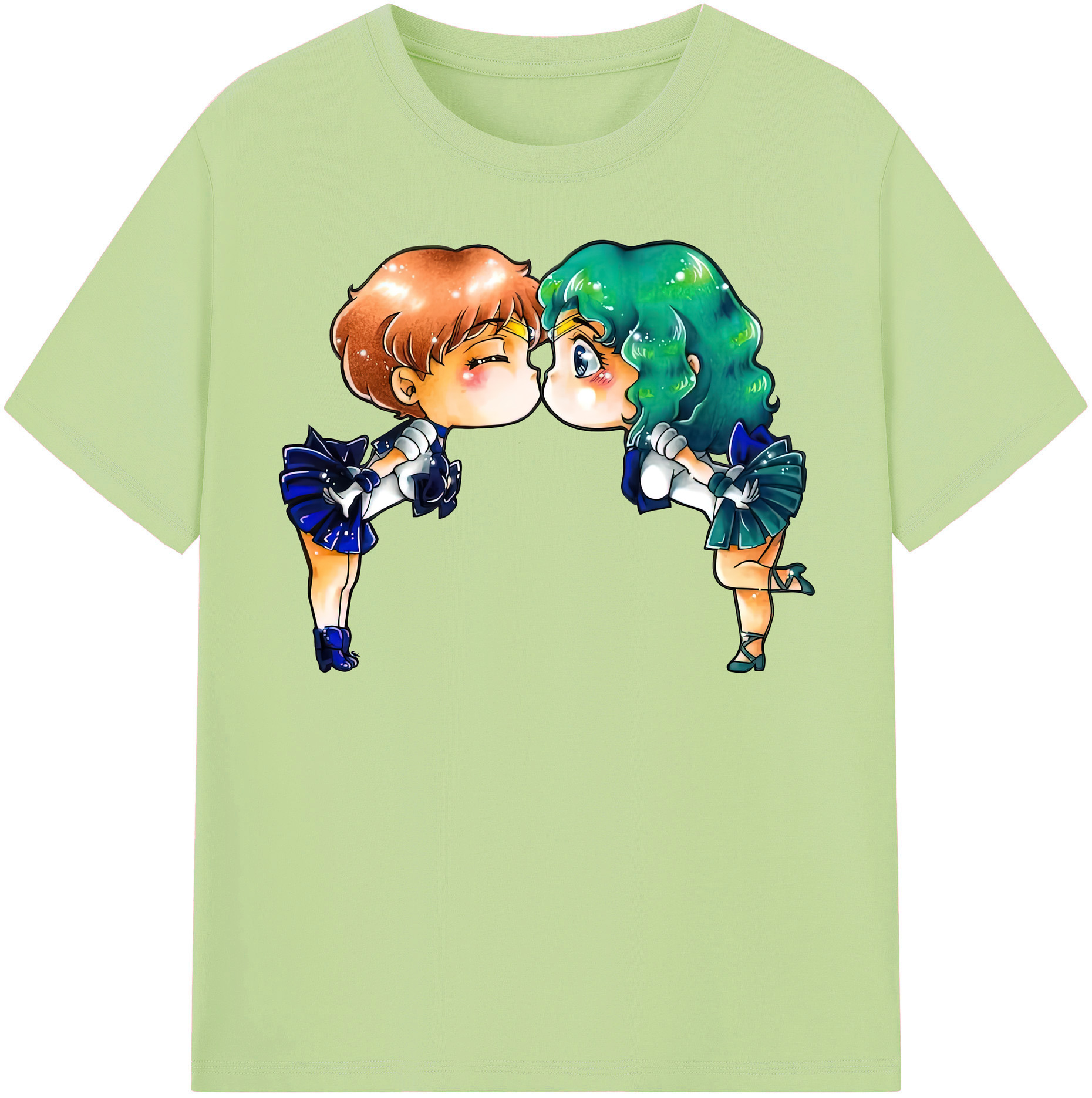 （画像用） 美少女戦士セーラームーン 天王はるか Sailor Moon Tenoh Haruka 綿100％半袖Tシャツ（フロントプリント）